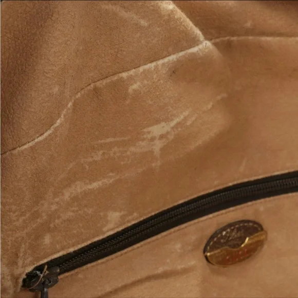 Gucci Tan and Brown Duffel Bag- Vintage - Picture 10 of 13